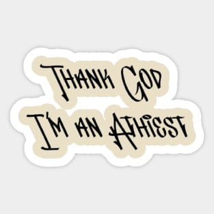 Athiest Sticker